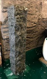 Rockface Grey Granite Water Bollard